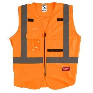 48-73-5033 CHALECO DE SEGURIDAD ALTA VISIBIIDAD NARANJA XXG/XXXG