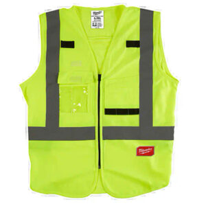 48-73-5061 CHALECO DE SEGURIDAD AMARILLO ULTRA REFLEJANTE CH/M