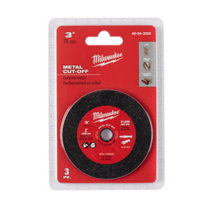 49-94-300 Disco de corte de metal de 3" 3PK