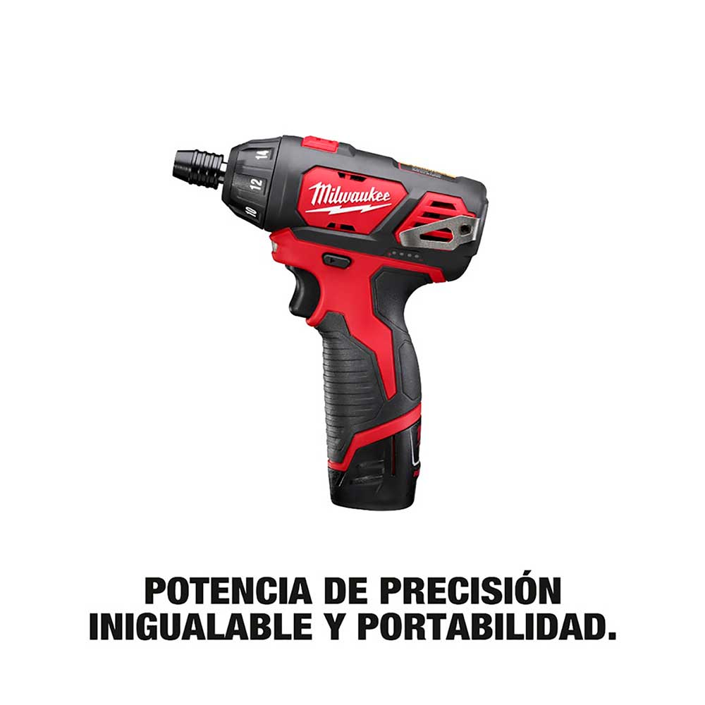 2401-22 KIT DESTORNILLADOR MILWAUKEE M12 - Imagen 2
