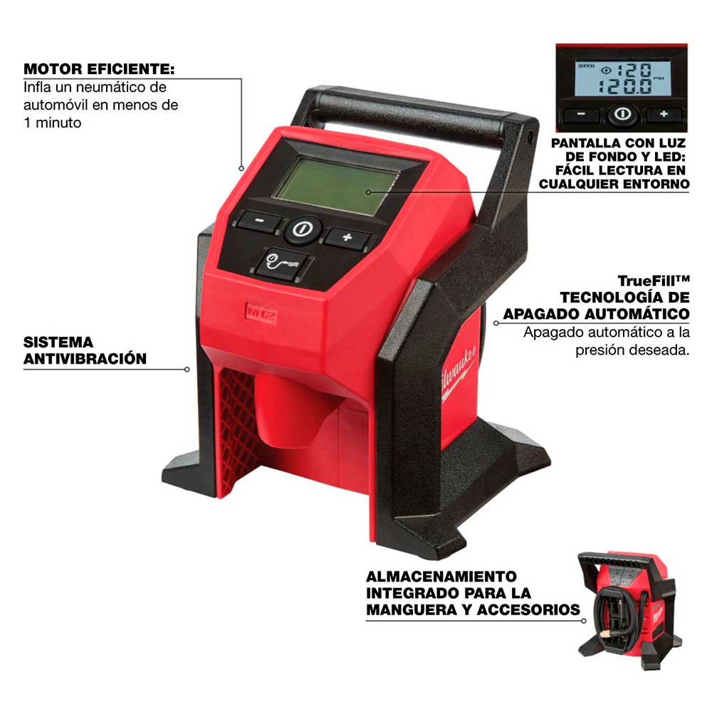 2475-20 Inflador compacto M12™ - Imagen 4