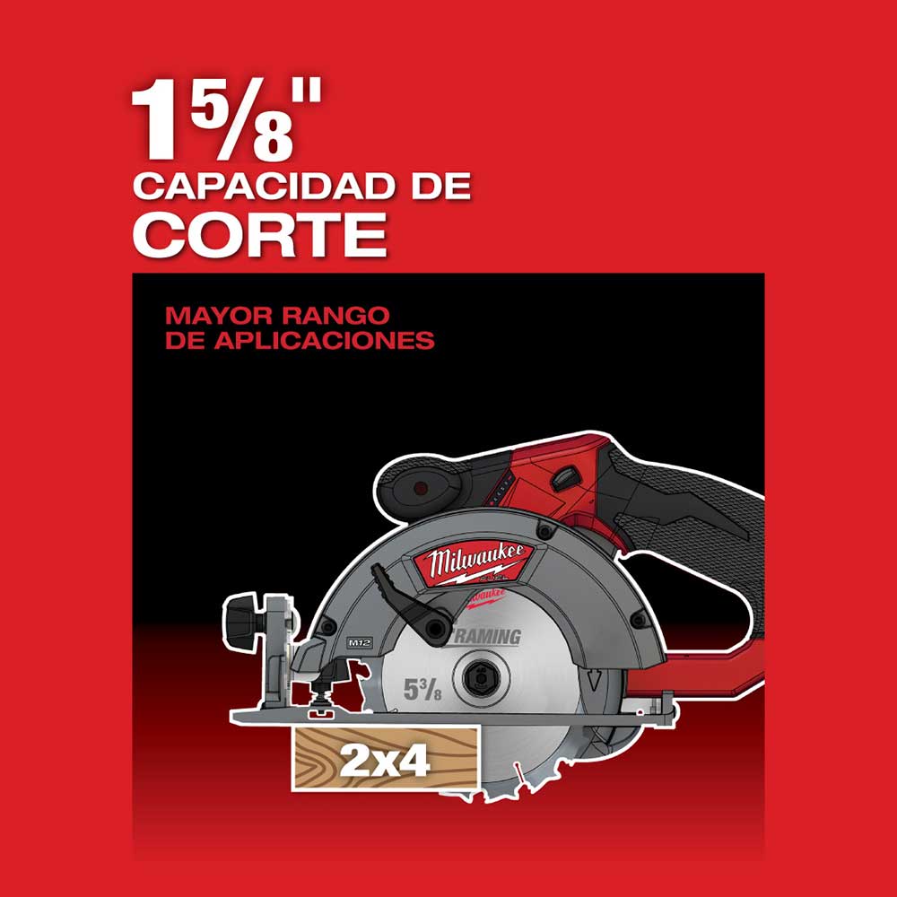 2530-20 Sierra Circular de 5-3/8" M12 FUEL™ - Imagen 6