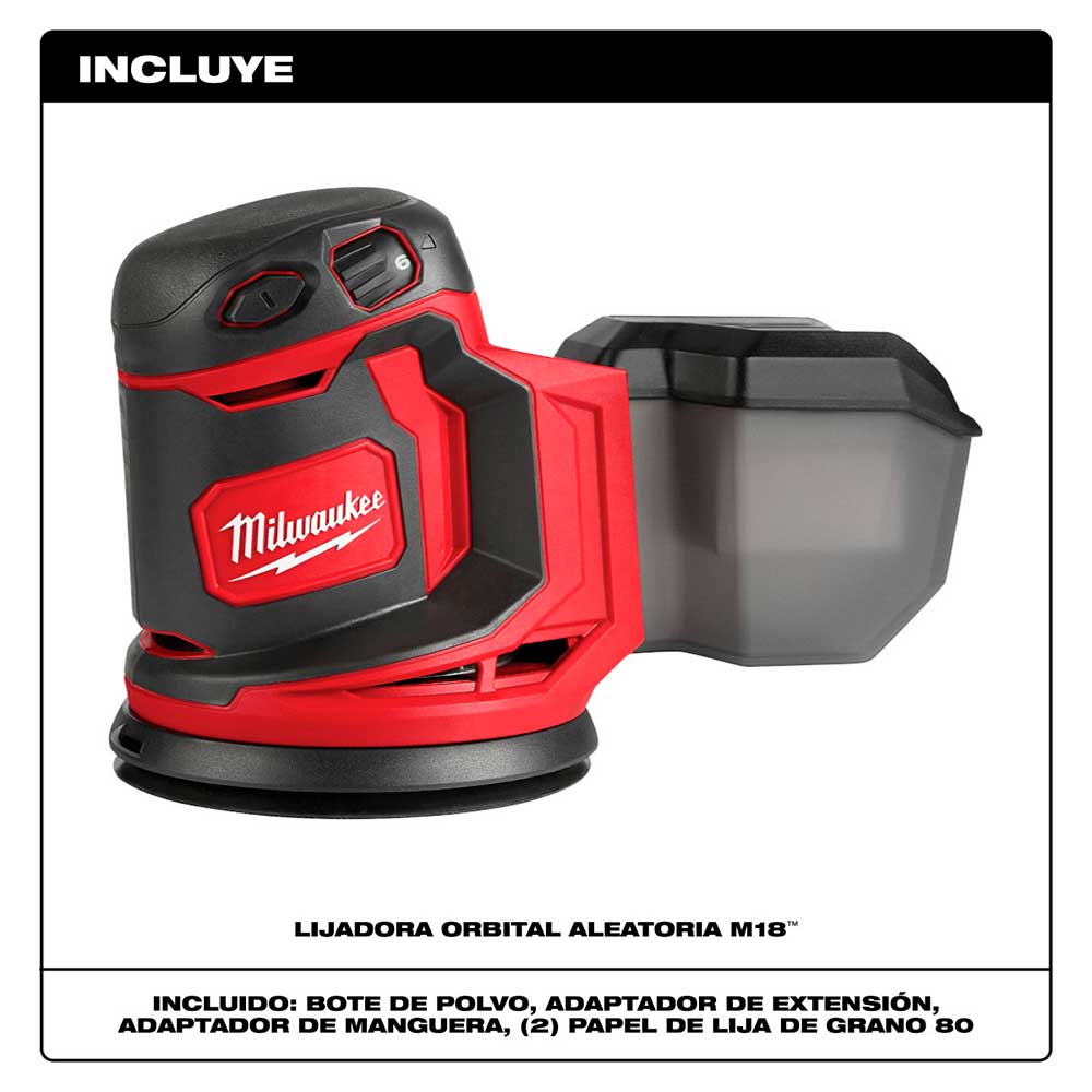 2648-20 LIJADORA CIRCULAR MILWAUKEE M18 FUEL™ - Imagen 5