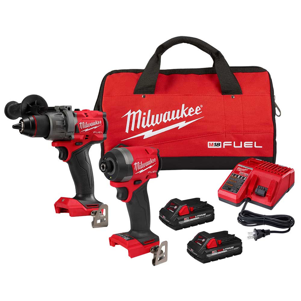 3697-22 COMBO TALADRO 1/2 Y DESTORNILLADOR DE IMPACTO HEXAGONAL 1/4 M18 FUEL MILWAUKEE