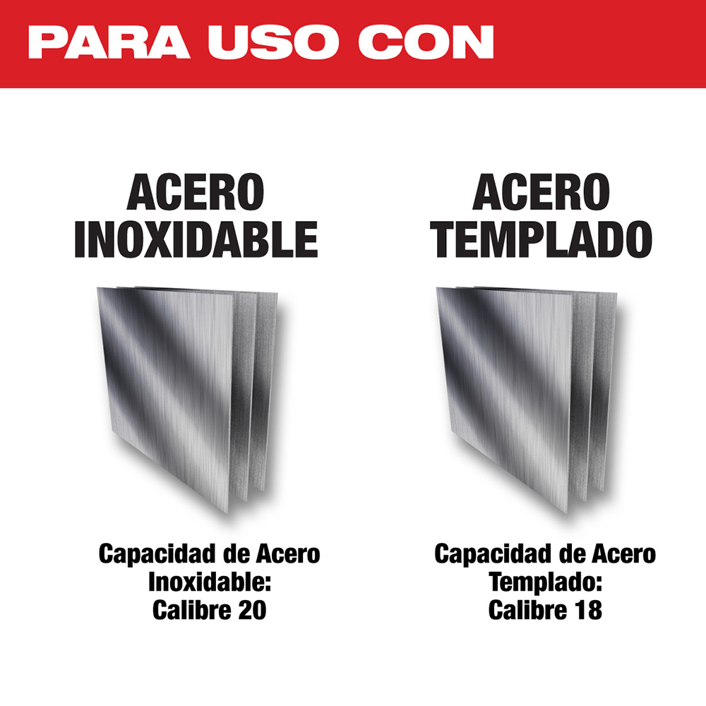 2635-20 CIZALLA DE CORTE DOBLE CALIBRE 18 M18 FUEL™ (SIN ACCESORIOS) - Imagen 5