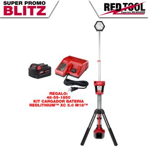 2131-20-BLITZ LAMPARA DE PEDESTAL DOBLE PODER M18