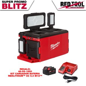 2357-20-BLITZ LAMPARA / CARGADOR M18 PACKOUT