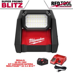 2366-20-BLITZ LAMPARA DE INUNDACION GIRATORIA M18 ROVER