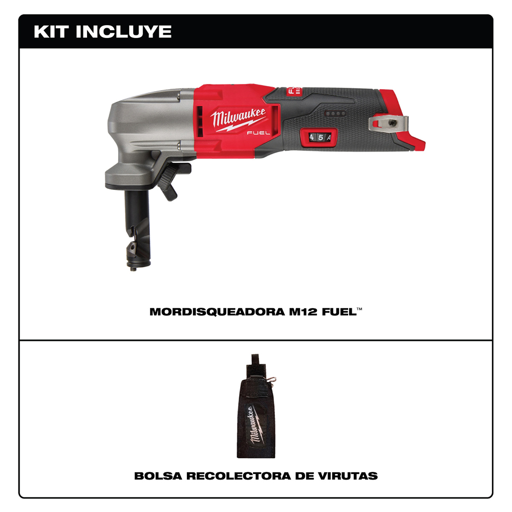 2476-20 Sacabocados de velocidad variable M12 FUEL™ calibre 16 SIN ACCESORIOS - Imagen 9