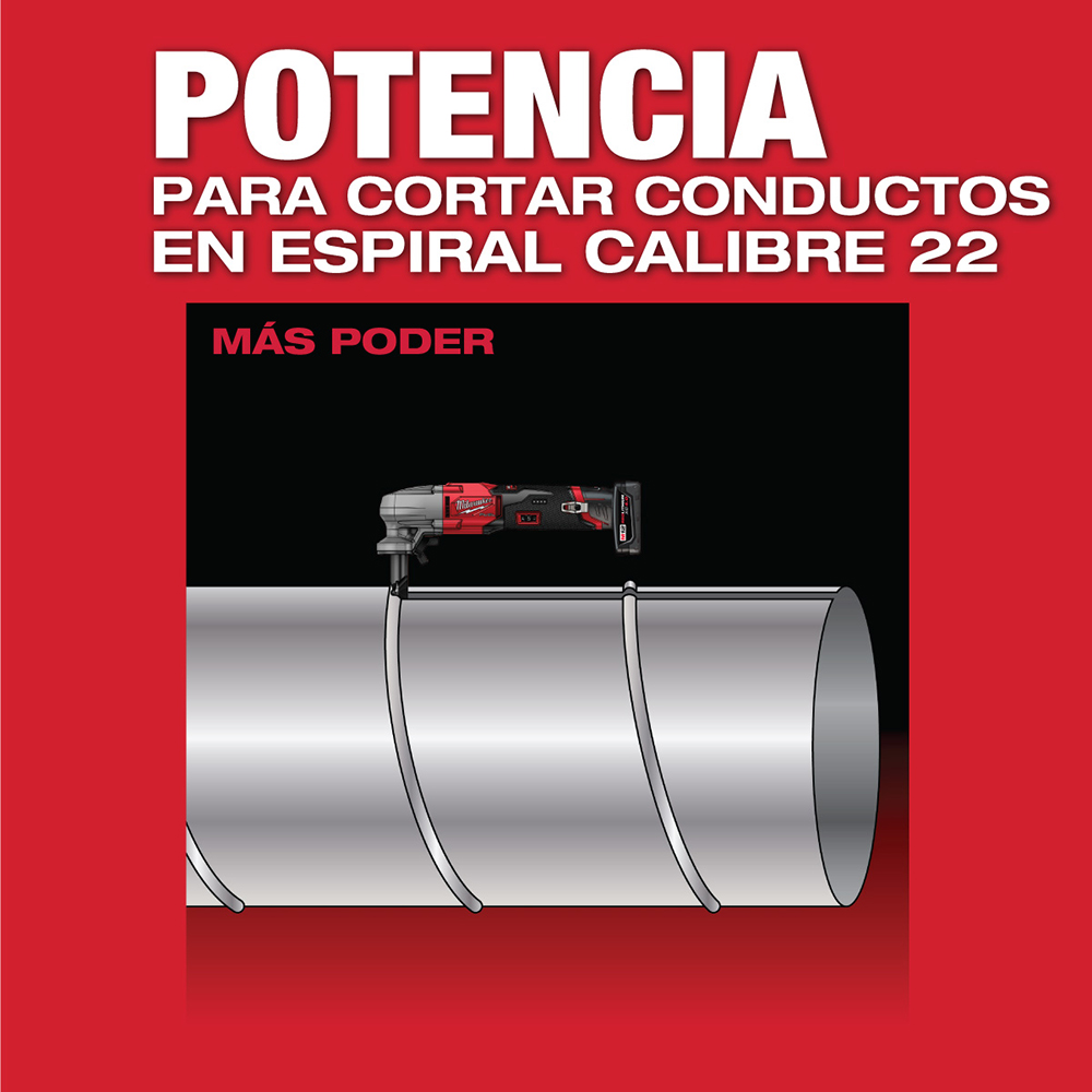 2476-20 Sacabocados de velocidad variable M12 FUEL™ calibre 16 SIN ACCESORIOS - Imagen 14