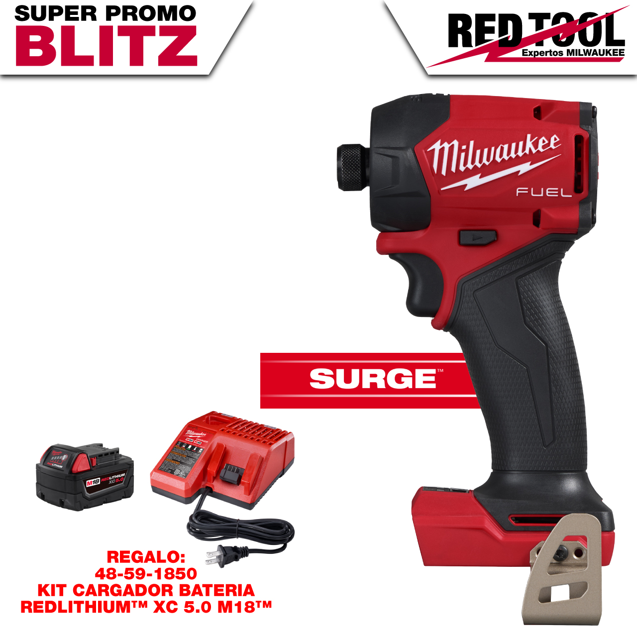 2761-20-BLITZ Destornillador hidráulico hexagonal M18 FUEL™ SURGE™ de 1/4" (SIN ACCESORIOS)