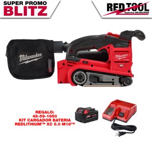 2832-20-BLITZ LIJADORA BANDA M18 BRUSHLESS MILWAUKEE 2832-20 SIN BATERIA
