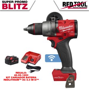 2906-20-BLITZ Taladro Percutor M18 Fuel de 1/2" (12.7 mm) con ONE KEY (SIN ACCESORIOS)