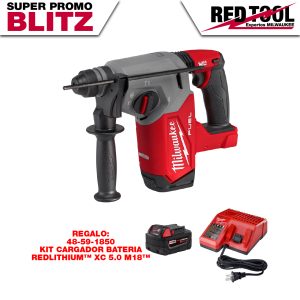 2912-20-BLITZ Kit de martillo rotativo M18 FUEL™ SDS Plus de 1" (Solo Herramienta)