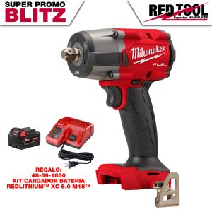 2962P-20-BLITZ Llave de impacto de torque medio M18 FUEL ™ de 1/2"