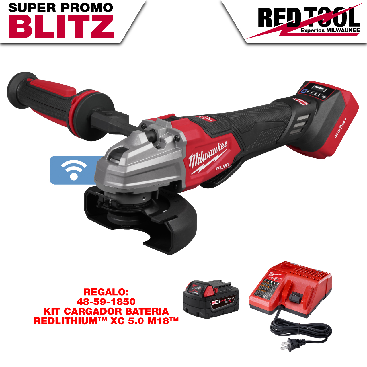 2986-20-BLITZ Amoladora de frenado de doble gatillo M18 FUEL™ de 4-1/2" / 5"(sin Accesorios)