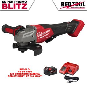 3670-20-BLITZ Rectificadora con freno M18 FUEL™ de 4-1/2"-6" con interruptor de paleta