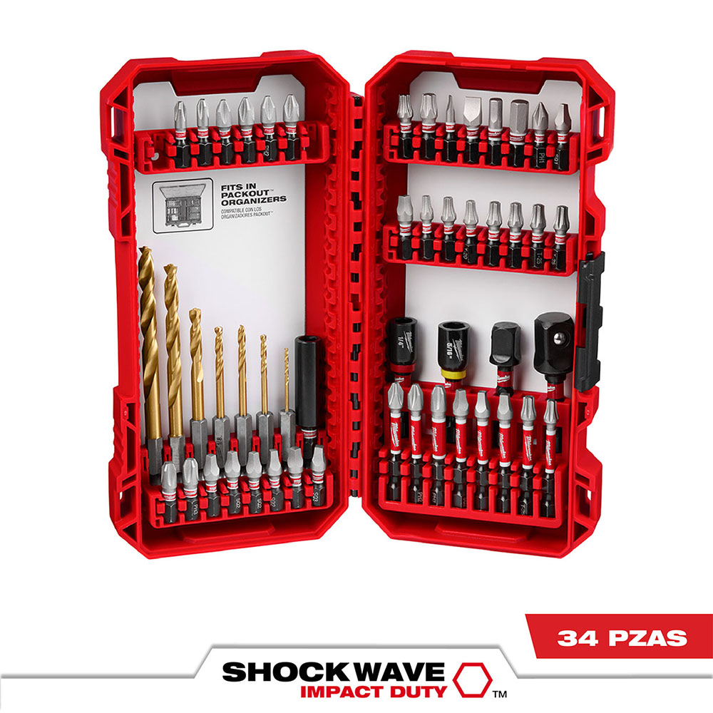 48-32-5101 Set de puntas de impacto Shockwave de 34 piezas - Imagen 2