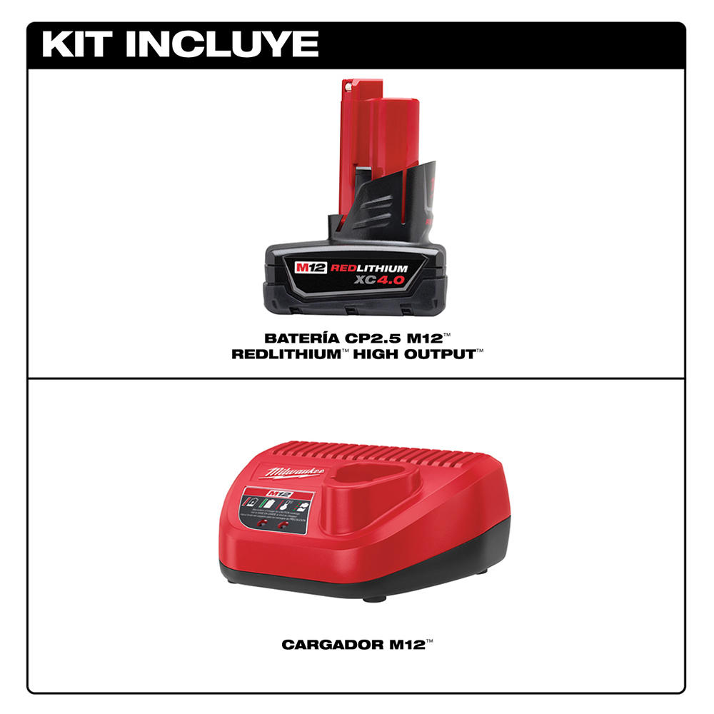 48-59-2440 Kit básico de M12™ REDLITHIUM™ XC4.0 - Imagen 3