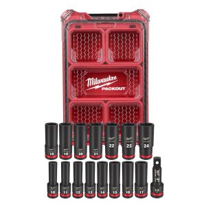 49-66-6803 Juego de 16 piezas de llaves de impacto SHOCKWAVE™ de 1/2" con PACKOUT™