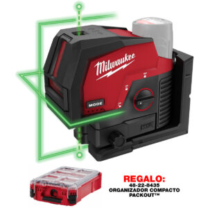 3622-20 Láser verde de puntos de plomada y línea transversal M12™ (sin accesorios)