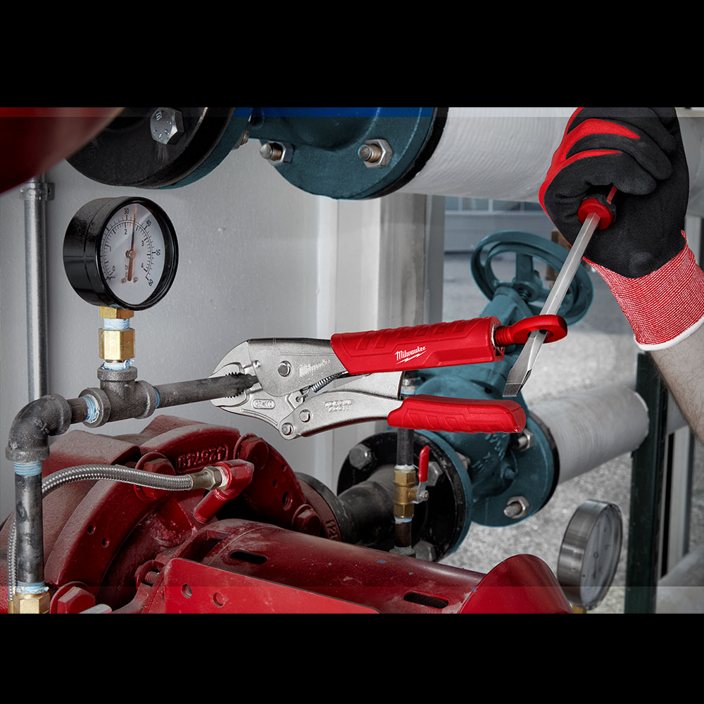 48-22-3410 Pinzas de bloqueo con mordaza curva TORQUE LOCK™ de 10" con empuñadura - Imagen 5