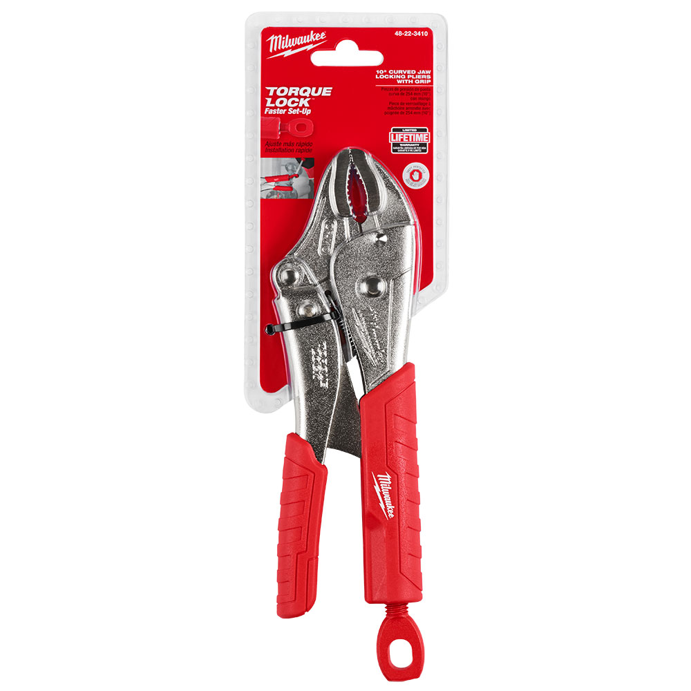 48-22-3410 Pinzas de bloqueo con mordaza curva TORQUE LOCK™ de 10" con empuñadura - Imagen 2